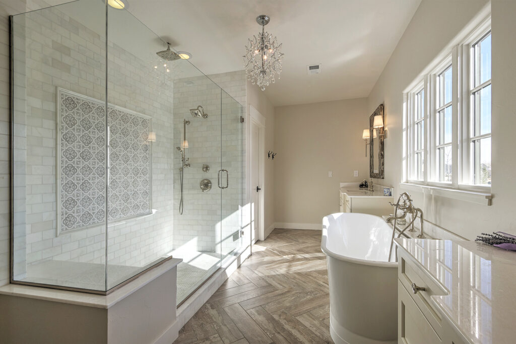 Master Bathroom with Tub & Shower