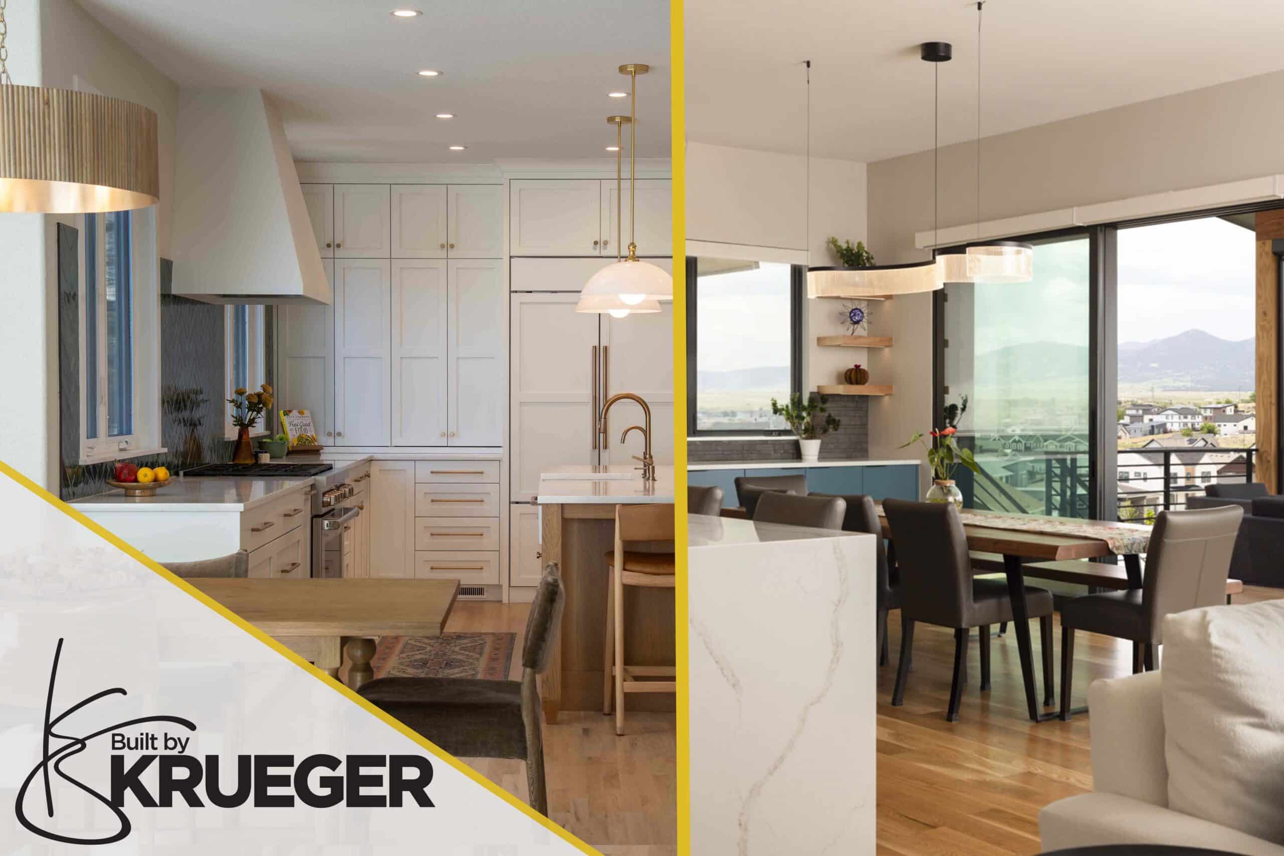 Popular kitchen layouts featuring island and open‑plan designs by Built By Krueger